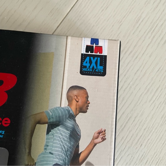 New Balance Men's Athletic Mesh Boxer Briefs Size 4XL 3 Pack NIB Multicolor - Picture 5 of 7